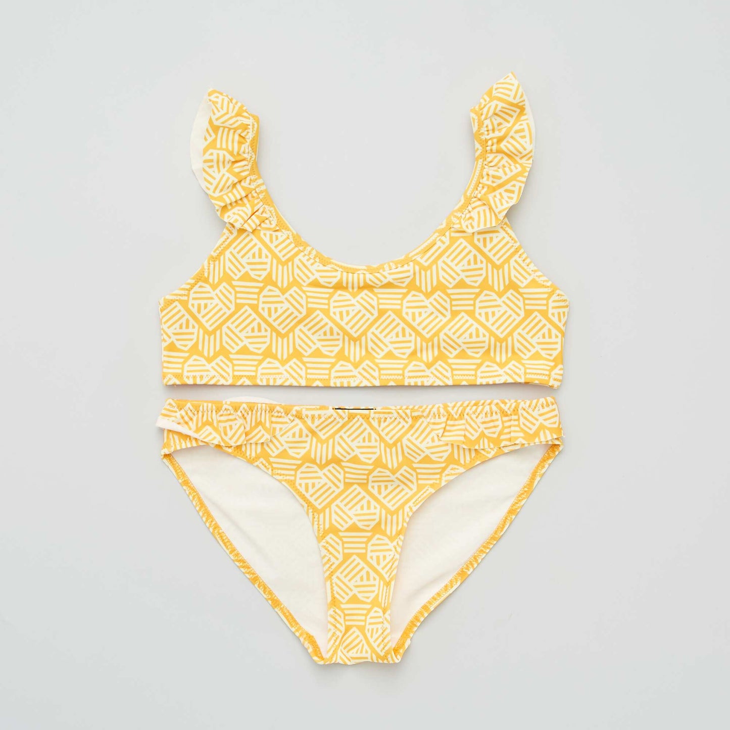 Maillot de bain 2 pièces Jaune